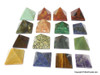 Bag of 5 Mixed Big Size Gemstone Pyramids 2-inch