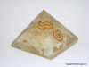 Selenite Orgone Pyramid - Big Size - 90 to 100 mm