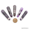 Natural Chevron Amethyst Double Terminated Points