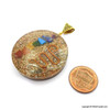 Orgonite Chakra Pendant with Copper Coil - Super 7 - 1