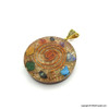 Orgonite Chakra Pendant with Copper Coil - Super 7 - 3