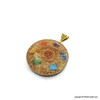 Orgonite Chakra Pendant with Copper Coil - Super 7 - 6