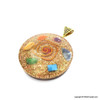 Orgonite Chakra Pendant with Copper Coil - Super 7 - 6