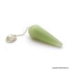 Green Aventurine Pendulum - round surfaced