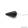 Black Obsidian Pendulum - round surfaced
