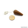 Maroon Jasper Pendulum - round surfaced