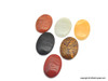 Bag of 20 Mixed Natural crystal Cabochons for Healing - Oval Shape