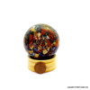 Chakra Stone Natural Crystals filled Orgonite Sphere - Mixed Crystals