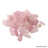 Bag of 50 Petite Natural Rose Quartz Double Terminated Points