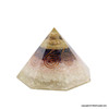 Chakra Stones Orgonite Octagone Pyramid - Big Size