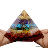 Chakra Stones Orgonite Octagone Pyramid - Big Size