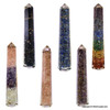 Bag of 5 Assorted Orgonite Obelisk Tower