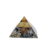 Lapis Lazuli, Crystal Quartz and Black Tourmaline Orgonite Pyramid