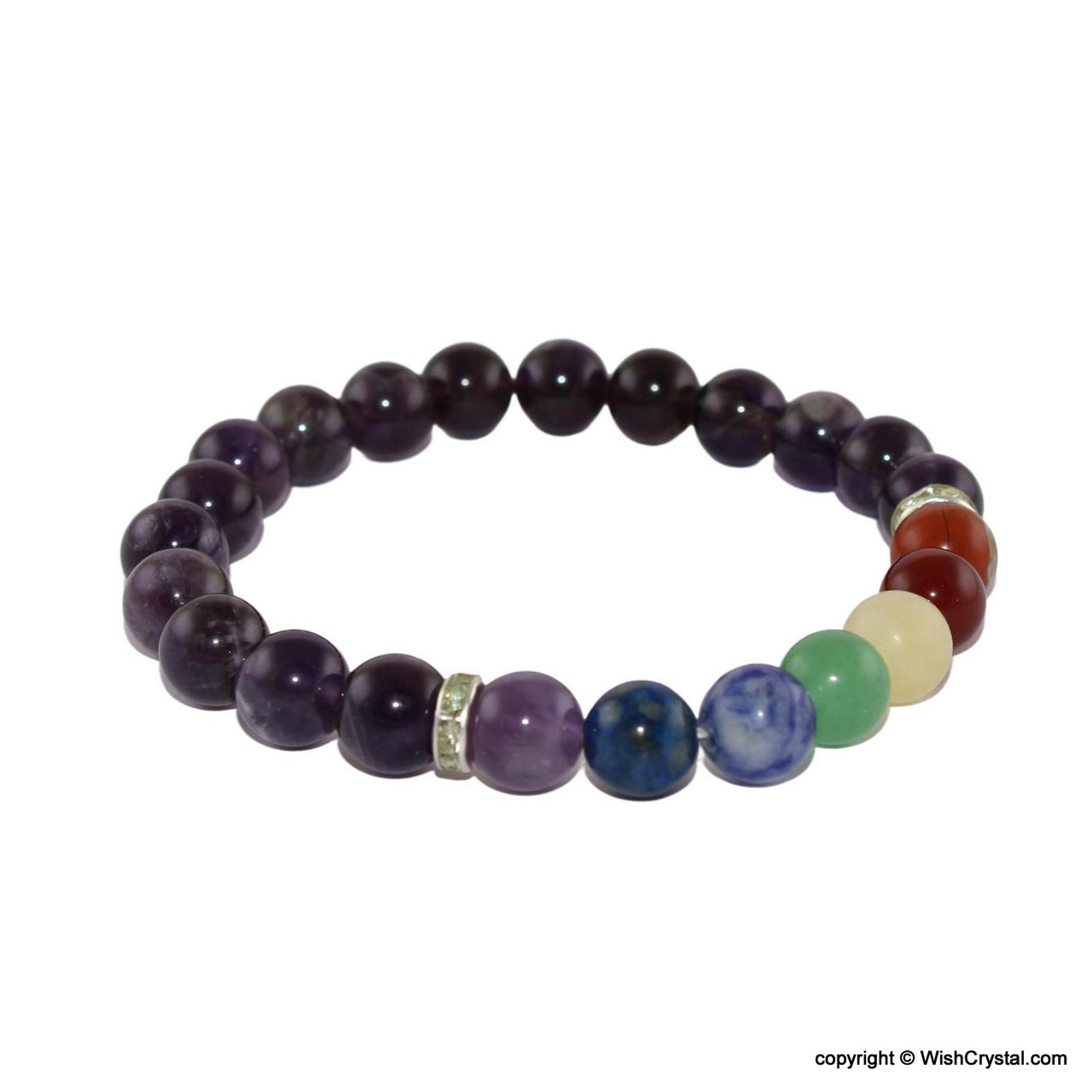 Wholesale WholesALE 7 Chakra Bracelets With Gemstone Chip Strands For Yoga  Energy And Unisex From Haoyun51828, $1.15 | DHgate.Com