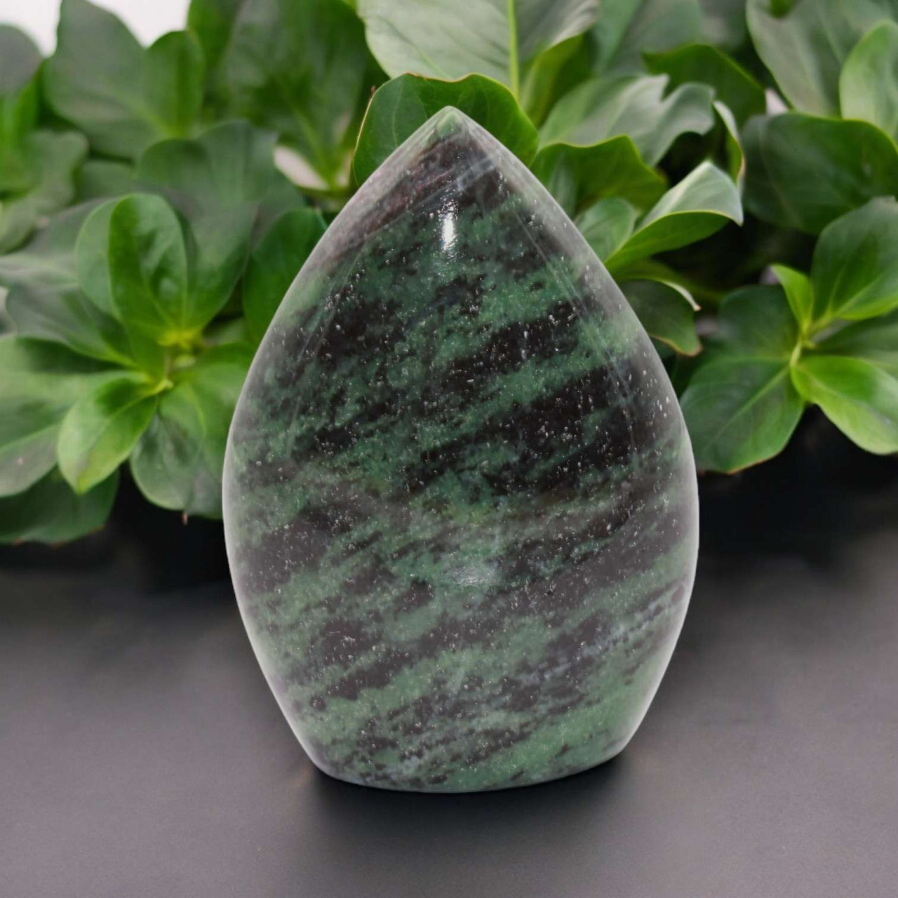Ruby Ziosite Crystal Flame Point - 2 to 3 inch | Wishcrystal