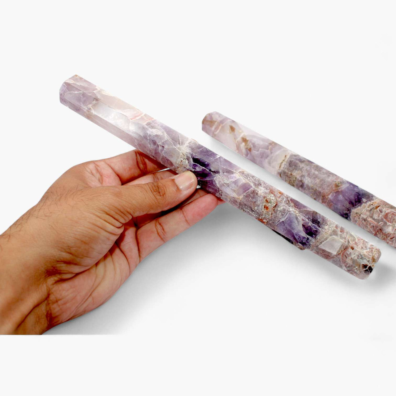 Amethyst Crystal Stick Wand - 9 1/2 inch | WishCrystal