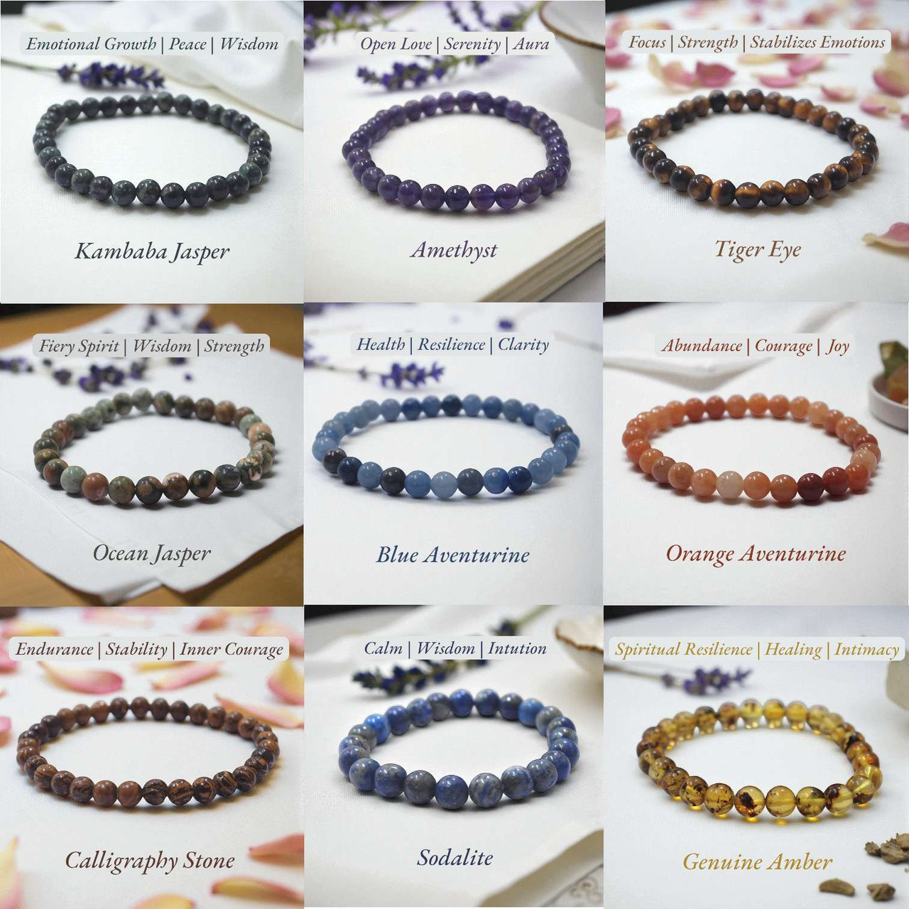 White Jade Bracelet Wholesale - 6 mm Energy Beads