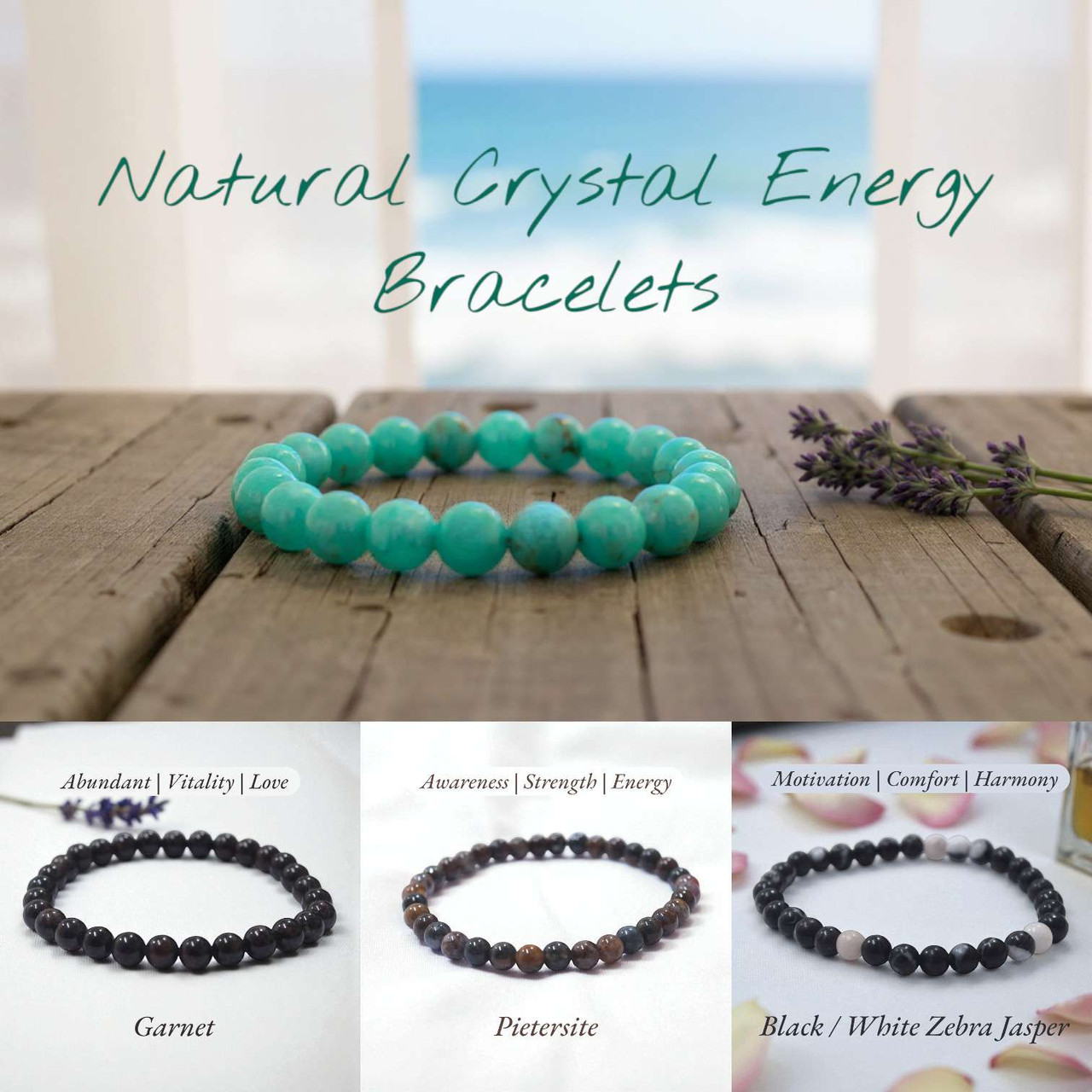 White Jade Bracelet Wholesale - 6 mm Energy Beads