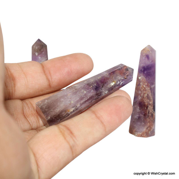 Amethyst Obelisk Points - 1 3/4 inch Amethyst Obelisk Points - 1 3/4 inch
