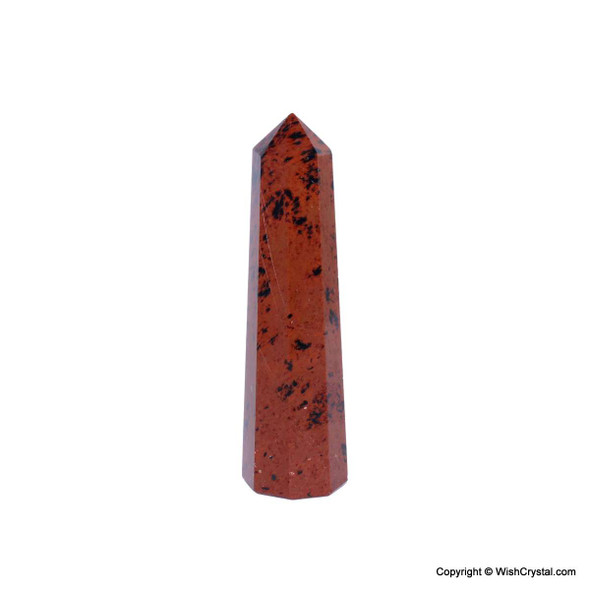 Bag of 5 Mahagony Jasper Healing Crystal wand - 3 inch Bag of 5 Mahagony Jasper Healing Crystal wand - 3 inch