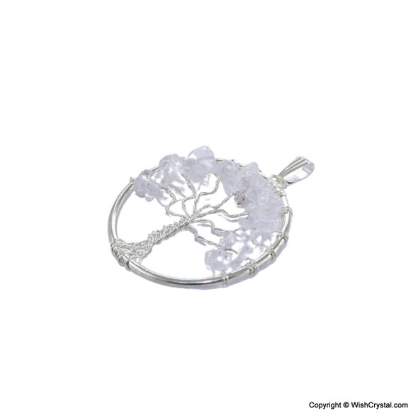 Crystal Tree of life pendant