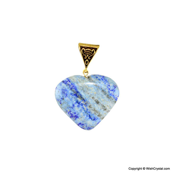 Natural Lapis Lazuli Heart pendant