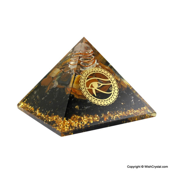 Orgonite Pyramid with Crystal point