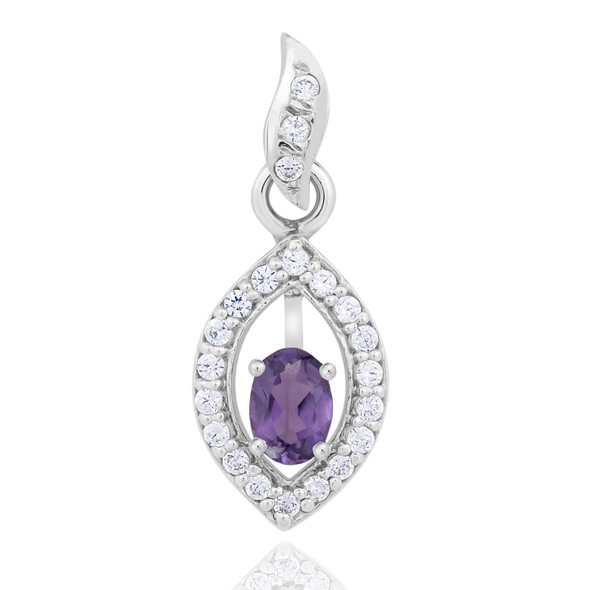 Sterling Silver & Gemstone Oval pendant Sterling Silver & Gemstone Oval pendant