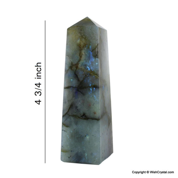 Big Natural Labradorite tower - 4 to 5 inch Big Natural Labradorite tower - 4 to 5 inch