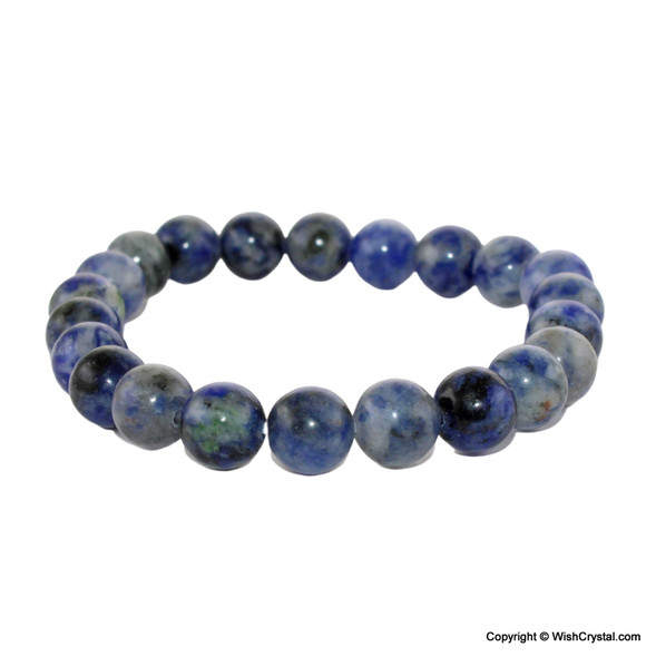 Sodalite 8 mm round beads bracelet