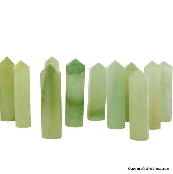 Jade Quartz Petite Points - 1 to 1 1/2 inch