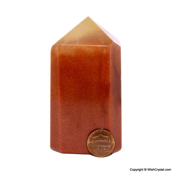 Red Aventurine Natural Point - Big Size - 4 inch Red Aventurine Natural Point - Big Size - 4 inch