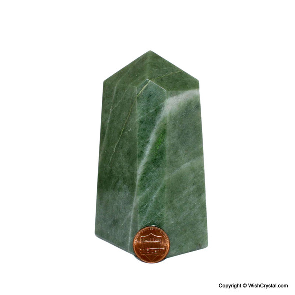 Green Aventurine Natural Point - Big Size - 4 inch Green Aventurine Natural Point - Big Size - 4 inch