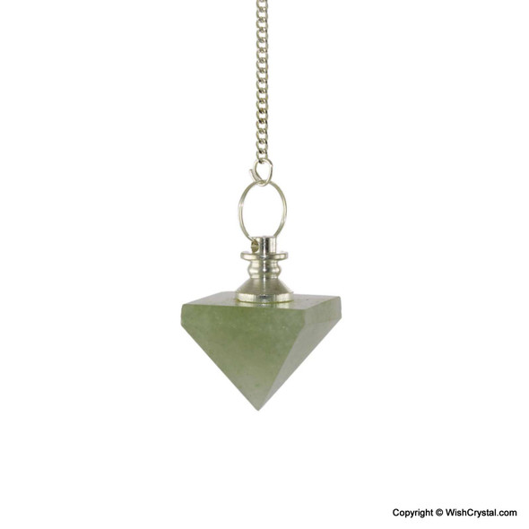 Jade Quartz Pyramid Pendulum