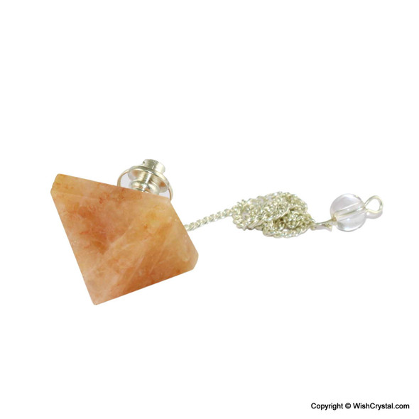 Red Aventurine Pyramid Pendulum Red Aventurine Pyramid Pendulum
