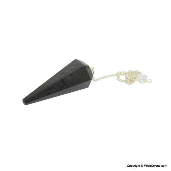 Black Tourmaline Diamond Shape Pendulum Black Tourmaline Diamond Shape Pendulum