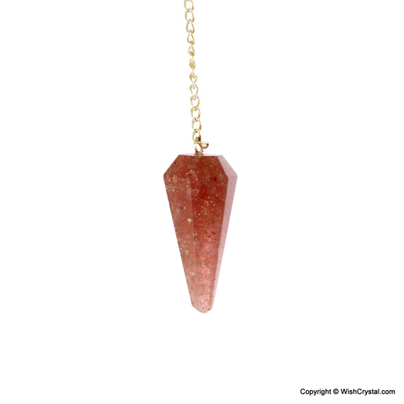 Strawberry Quartz pendulum wholesale supplier