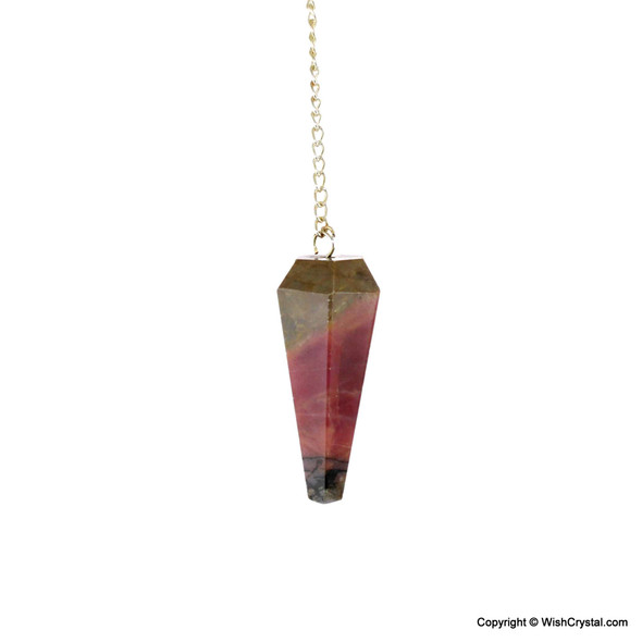 Rhodolite Diamond shape pendulum Rhodolite Diamond shape pendulum