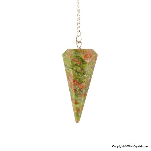Unakite Diamond shape pendulum Unakite Diamond shape pendulum