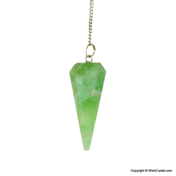 Green Fluorite Crystal Wholesale pendulums