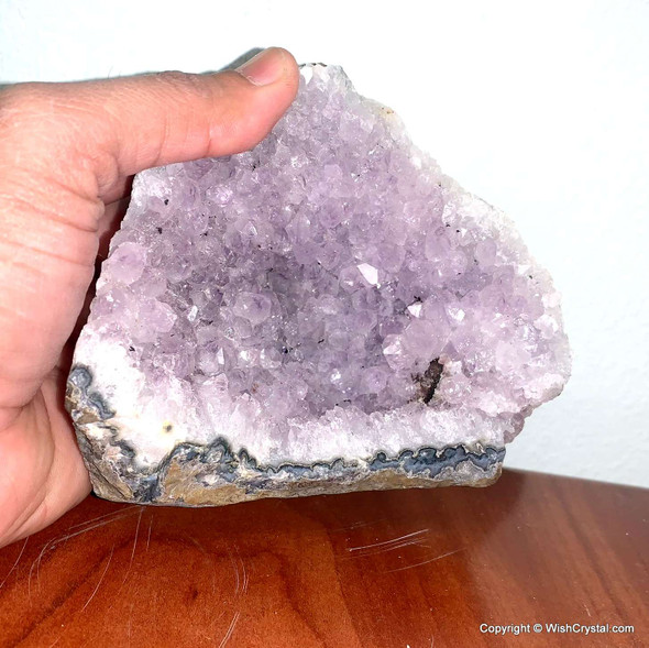 Natural Aura purple Amethyst Geode 3 inch Natural Aura purple Amethyst Geode 3 inch
