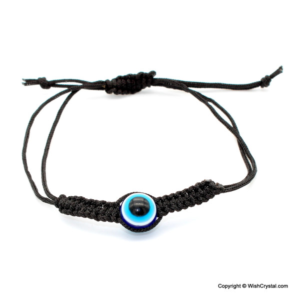 Evil Eye Solo Bead Bracelet