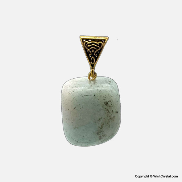 Aquamarine Tumble Stone Pendant