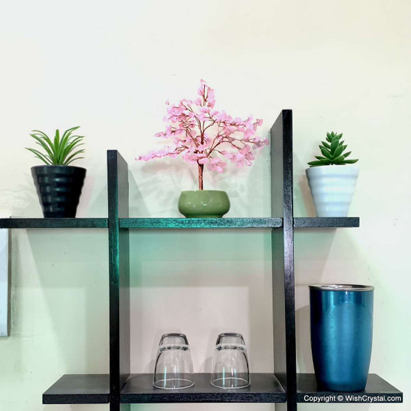 Amethyst Gem Tree in Copper wire with ceramic base - 6 inch Amethyst Gem Tree in Copper wire with ceramic base - 6 inch