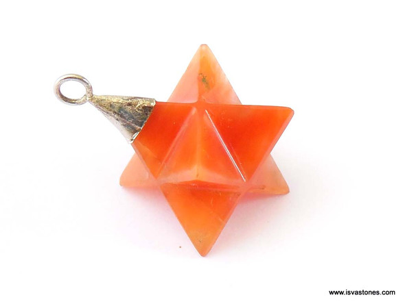 Red Quartz Merkaba Pendulum / Pendant