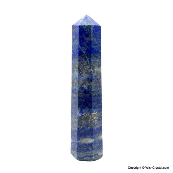 Lapis Lazuli 8-sided obelisk tower - 4 inch Lapis Lazuli 8-sided obelisk tower - 4 inch