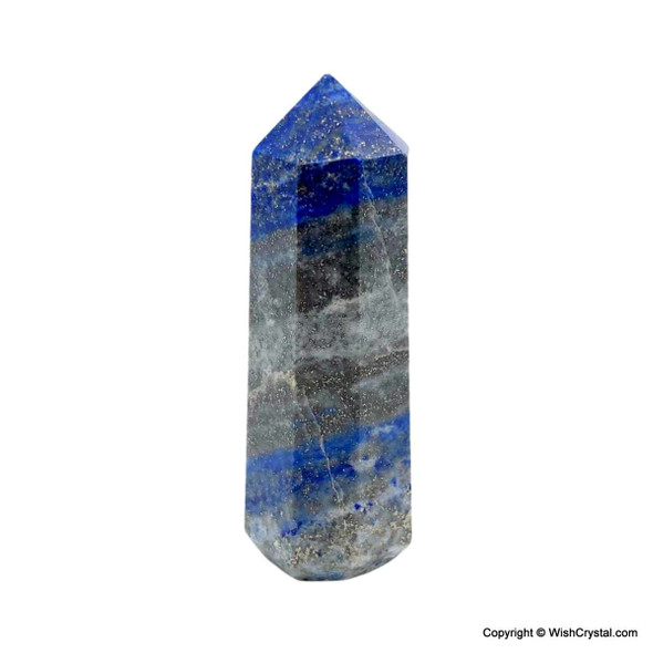 Lapis Lazuli 8-sided obelisk tower - 2 inch Lapis Lazuli 8-sided obelisk tower - 2 inch