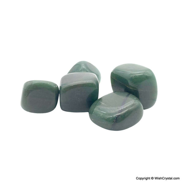 Green Aventurine Tumbles stone bag per kilogram