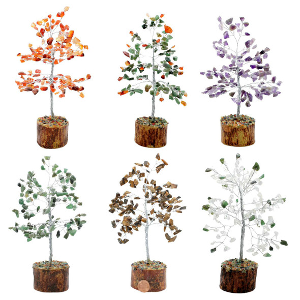 Chakra Stones 150-Beads Crystal Tree - 7 to 8 inch Chakra Stones 150-Beads Crystal Tree - 7 to 8 inch