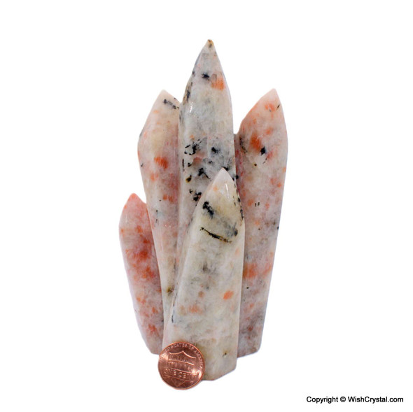 Sunstone Polished Natural Point - 430 grams